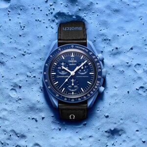 Swatch X Omega Speedmaster Mission To Neptune MoonSwatch Neptun